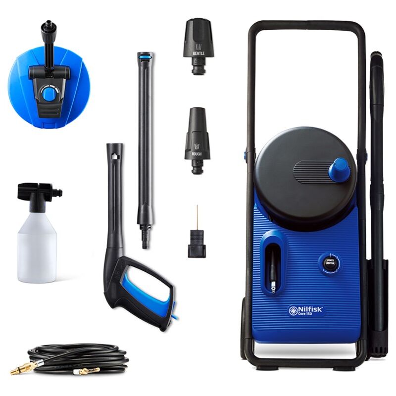 Nilfisk core 150-10 powercontrol dp eu nettoyeur haute pression ou nettoyeur haute pression vertical électrique 468 l/h 2000 w bleu.
