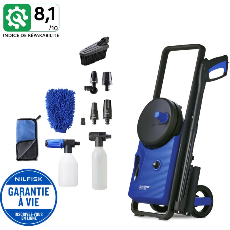 Nettoyeur haute pression Nilfisk Core 150-10 PowerControl, 150 bar, Lavage de voitures de luxe