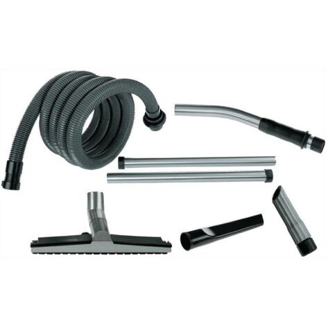 Nilfisk – Kit d'accessoires pour aspirateur 6 pièces – Tuyau DN 36 mm 4m – Buses professionnelles pour nettoyage atelier – 302000927
