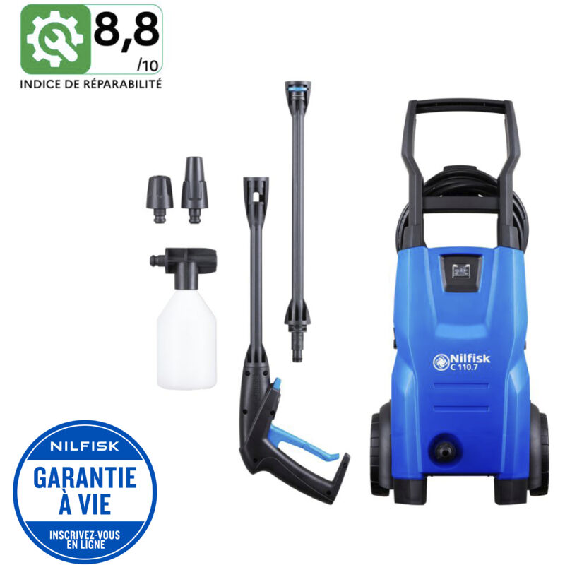 Nilfisk - Nettoyeur haute pression c 110.7-5 x-tra, 110 bar