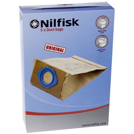 Nilfisk - papierstaubbeutel gs/gm 80/90 (5) - ga70/gm80/g - 82095000 - 5715492002641
