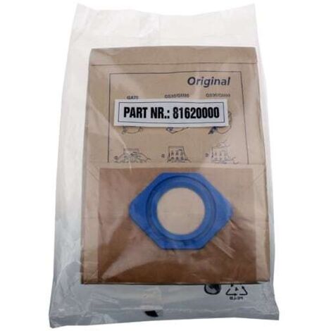 Nilfisk Sac aspirateur modèle 81620000 papier 5 sacs