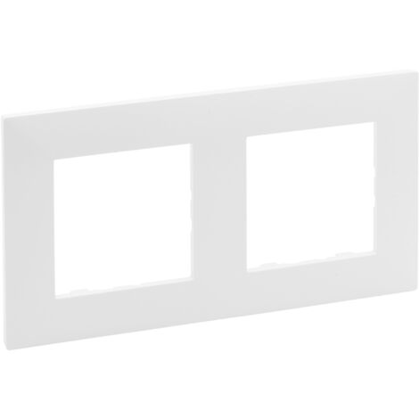 Plaque Simple Blanc Legrand Mosaic - Enjoliveur Prise/Interrupteur 1 Poste - Neuf