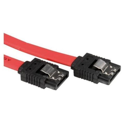 Nilox SATA - SATA, 0.5m cavo SATA 0,5 m SATA 7-pin Nero, Rosso