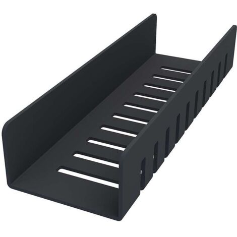 Nimco Accesorios - Estante, longitud 30 cm, negro mate 2091-L-30-90
