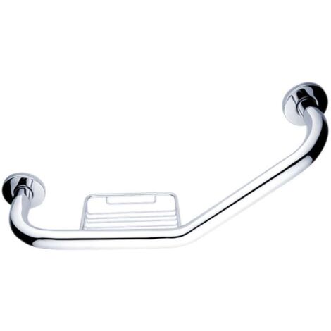 Nimco Agarraderos - Pasamanos, 43x24 cm, acero inoxidable BM 7035LZ-18