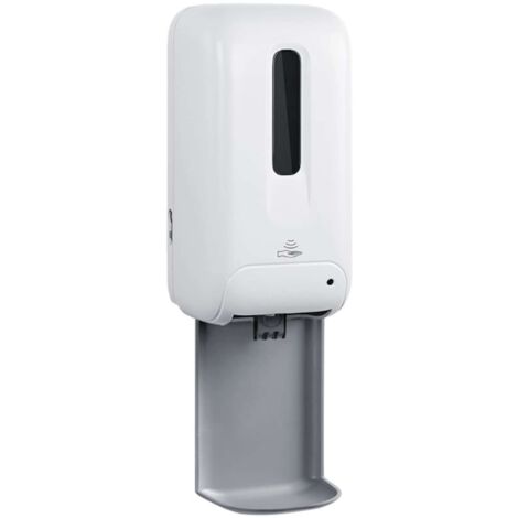 Nimco Articoli sanitari - Distributore di soluzione disinfettante con vaschetta di raccolta, bianco HPI 31S-DR-O