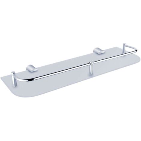 Nimco Bormo - Balda, longitud 40 cm, cristal esmerilado/cromo BR 11091AX-40-26