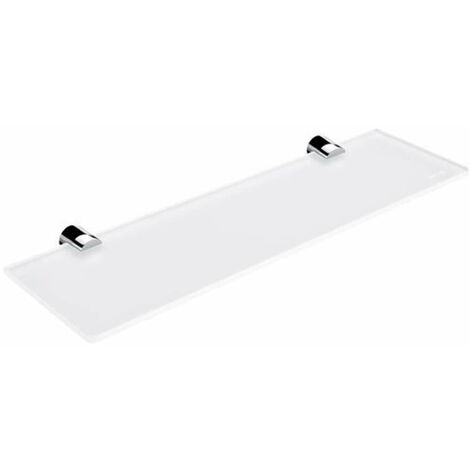 Nimco Bormo - Duschablage, Länge 40 cm, Milchglas / chrom BR 11091B-40-26