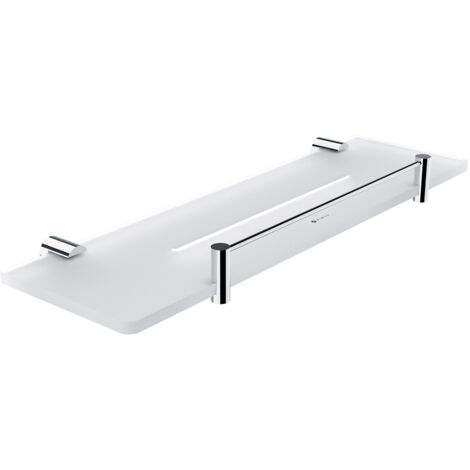 Nimco Bormo étagère de salle de bain avec cadre, chromée, 40 cm BR X440-X-26