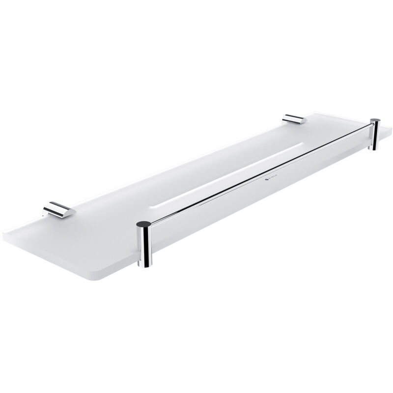 Nimco Bormo étagère de salle de bain avec cadre, chromée, 50 cm BR X450-X-26
