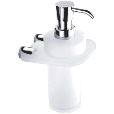 Nimco Bormo - Flüssigseifenspender, Chrom/Glas mattiert BR X3-31W-26