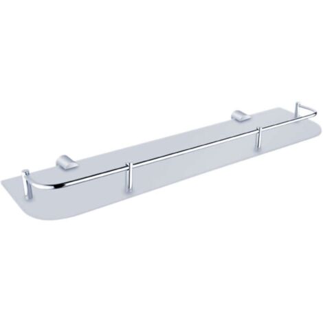 Nimco Bormo - Mensola, lunghezza 50 cm, vetro satinato/cromo BR 11091AX-50-26
