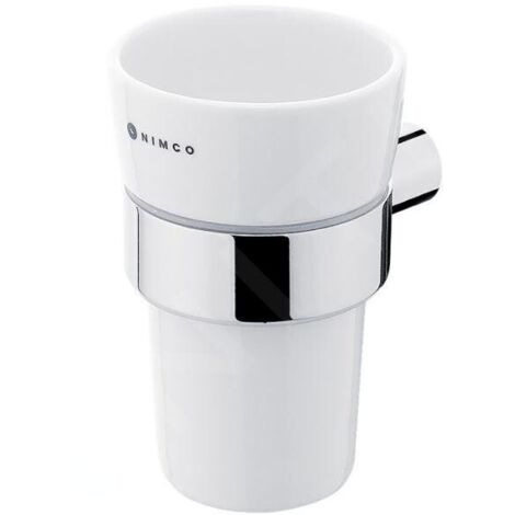 Nimco Bormo - Porte brosse à dents et dentifrice, chrome BR 11058KU-26