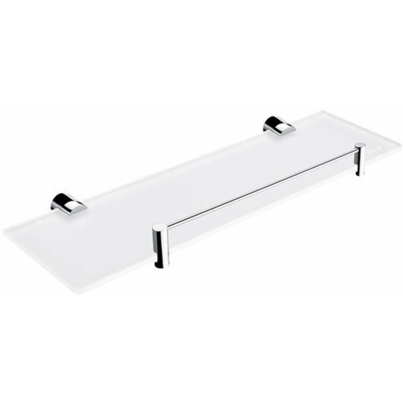 Bormo - Tablette, 40 cm, verre mat / chrome mat br 11091BX-40-26 - Nimco