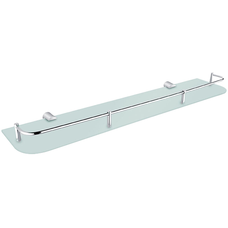 Nimco - Bormo - Tablette, longueur 60 cm, verre dépoli/chrome br 11091AX-60-26