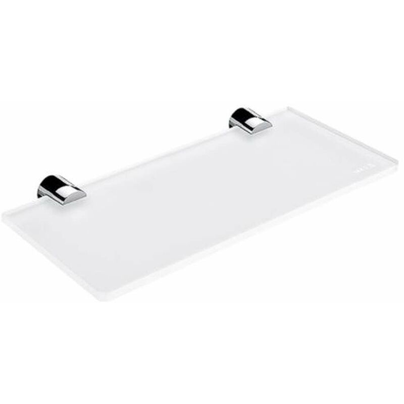 Bormo - Étagère, longueur 20 cm, verre mat/ chrome br 11091B-20-26 - Nimco