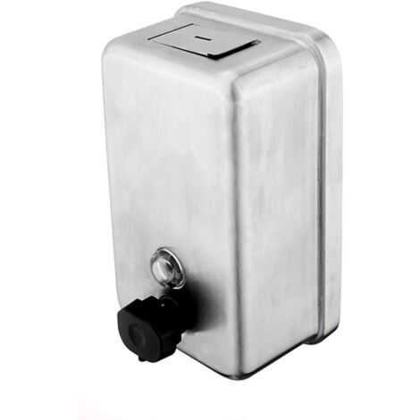 Nimco Dispensadores de jabón - Dosificador de jabón líquido de pared, 1100 ml, acero inoxidable cepillado HPM 8131-10