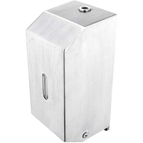 Nimco Dispensadores de jabón - Dosificador de jabón líquido de pared, 800 ml, acero inoxidable cepillado HPM 27031-MS-10
