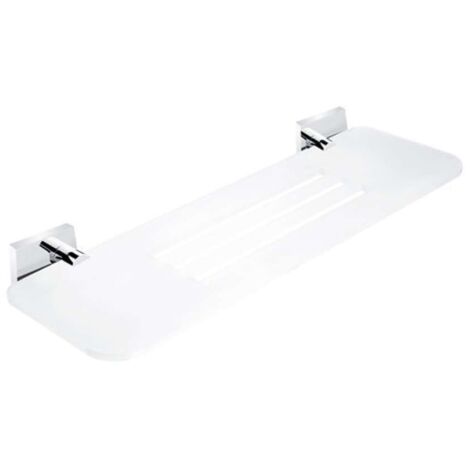 Nimco Keira - Balda IXI, longitud 40 cm, plexiglás mate/cromo KE X340-26