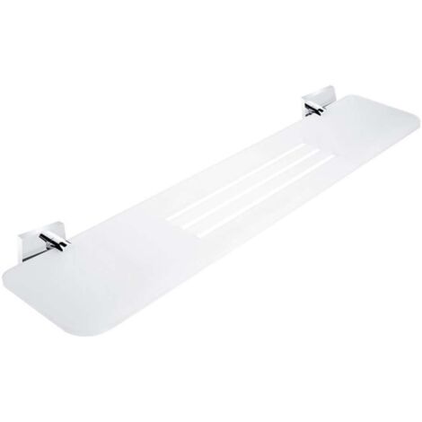 Nimco Keira - Estante IXI con agujeros fresados, 60 cm, plexiglás mate/cromo KE X360-26