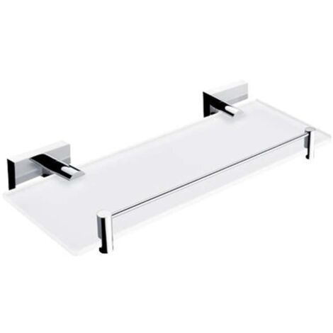 Nimco Keira - Regal mit Laufstall, 30 cm, mattiertes Glas/Chrom KE 22091BX-30-26