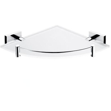 Nimco Keira - Tablette d'angle, verre dépoli/chrome KE 22091RBX-26