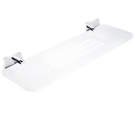 Nimco Keira - Tablette IXI, longueur 400 mm, plexiglas mat/chrome KE X340-26