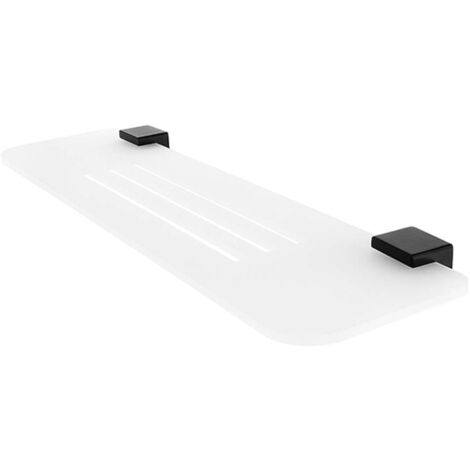 Nimco Kibo - Estante IXI, longitud 50 cm, plexiglás mate/negro mate Ki-X350-90