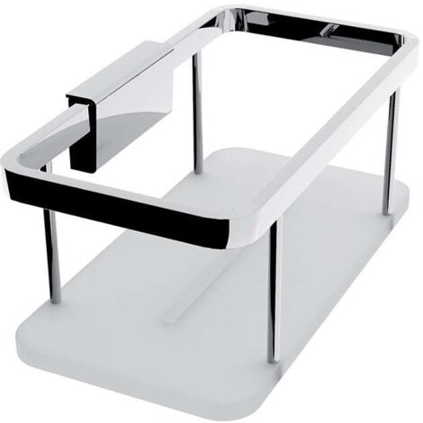 Nimco Kibo - Estante, longitud 20 cm, plexiglás/cromo Ki 14015-B-26