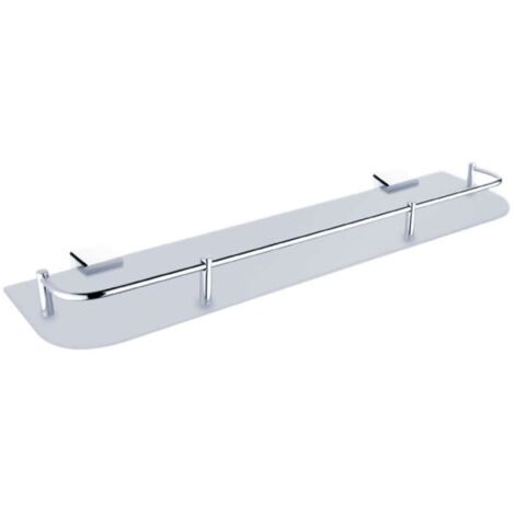 Nimco Kibo - Estante, longitud 50 cm, cristal esmerilado/cromo Ki 14091AX-50-26