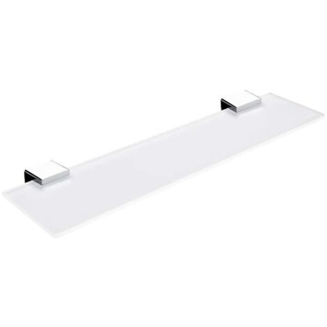 Nimco Kibo - Estante, longitud 50 cm, cristal esmerilado/cromo Ki 14091B-50-26