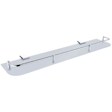 Nimco Kibo - Estante, longitud 60 cm, cristal esmerilado/cromo Ki 14091AX-60-26