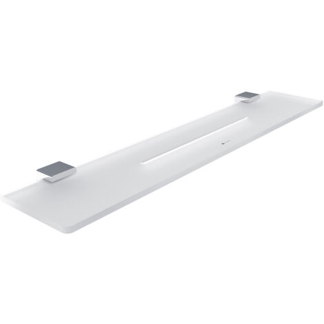 Nimco Kibo étagère de salle de bain avec trous, chrome, 60 cm Ki X460-26