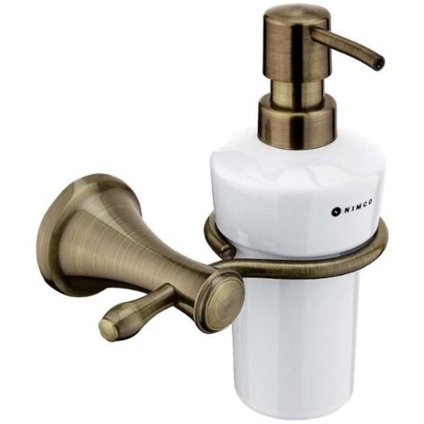 Nimco Lada - Distributore di sapone liquido con supporto, ottone LA 19031KU-65