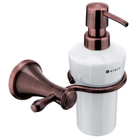 Nimco Lada - Distributore di sapone liquido con supporto, rame LA 19031KU-80