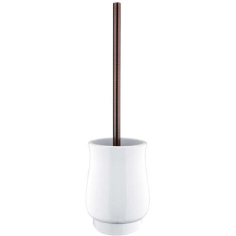 Nimco Lada - Escobillero de pie, blanco/cobre 1094LA-80
