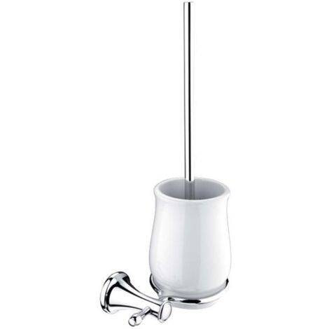 Nimco Lada - Scopino con supporto, bianco/cromo LA 19094K-26