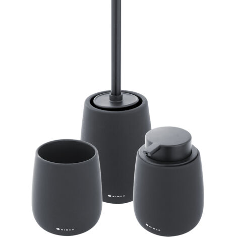Nimco L'ensemble comprend. Distributeur de savon, gobelet pour brosse à dents, porte-brosse à dents, céramique TA SET-90