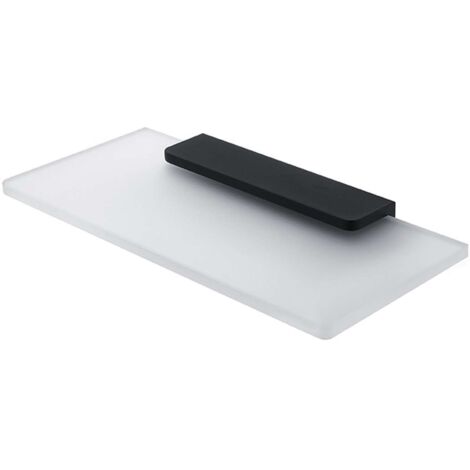 Nimco Maya - Estante, 20 cm, vidrio esmerilado/negro mate MAC 29091B-20-90