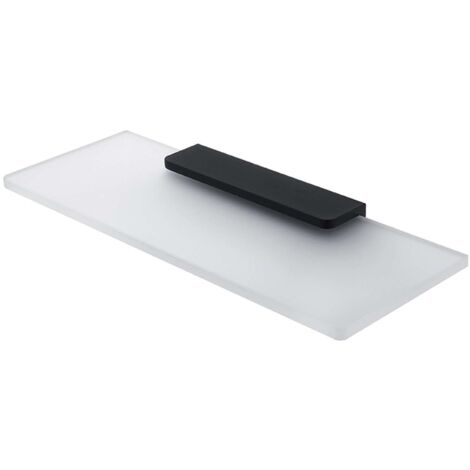 Nimco Maya - Estante, 30 cm, vidrio esmerilado/negro mate MAC 29091B-30-90