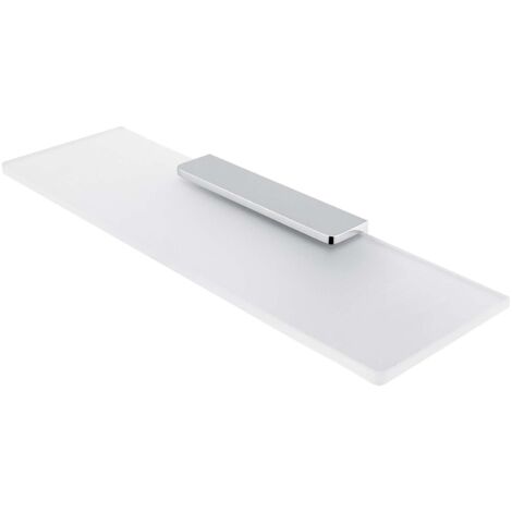 Nimco Maya - Estante, 50 cm, cristal esmerilado/cromo MA 29091B-50-26