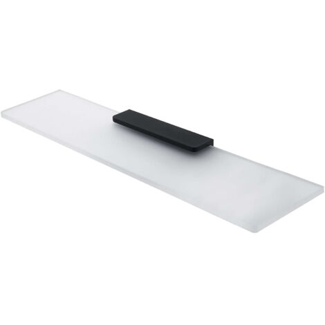 Nimco Maya - Estante, 60 cm, vidrio esmerilado/negro mate MAC 29091B-60-90
