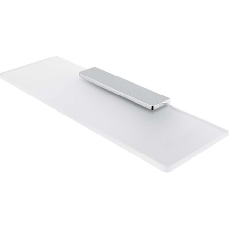 Nimco Maya - Mensola, 40 cm, vetro smerigliato/cromo MA 29091B-40-26