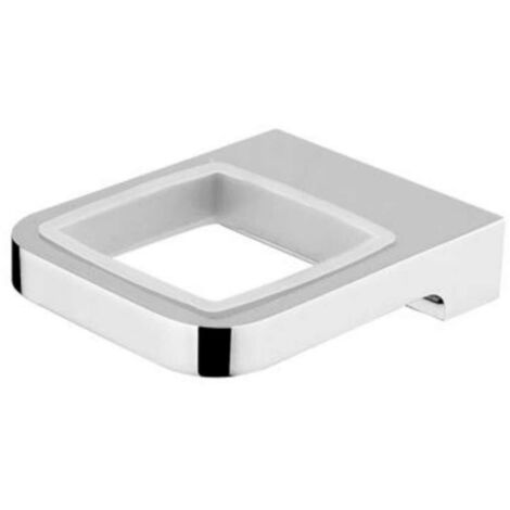 Nimco Maya - Supporto per dispenser, bicchiere o portasaponetta, cromo MA 29050X-26