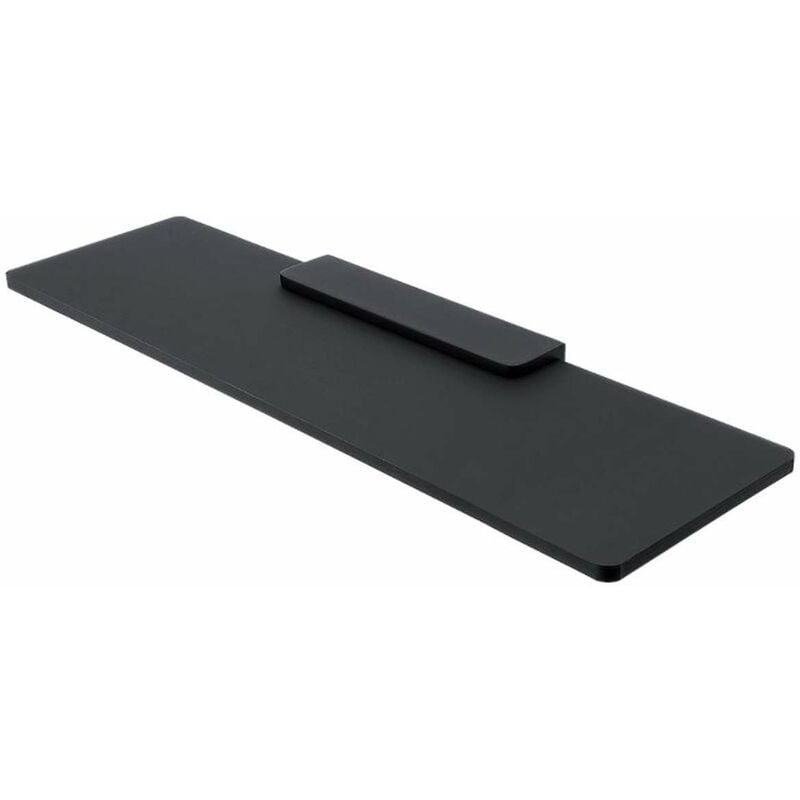 Maya - Tablette ixi, longueur 50 cm, plexiglas noir mac X350-C-90 - Nimco