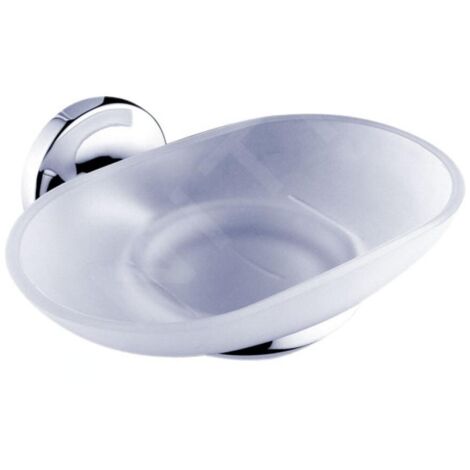 Nimco Monolit - Distributeur de savon avec support, verre dépoli/chrome MO 4059C-26