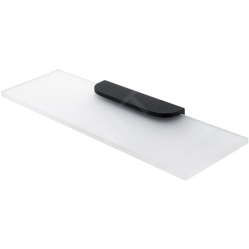 Nikau - Étagère 400 mm, verre mat / noir mat nkc 30091B-40-90 - Nimco