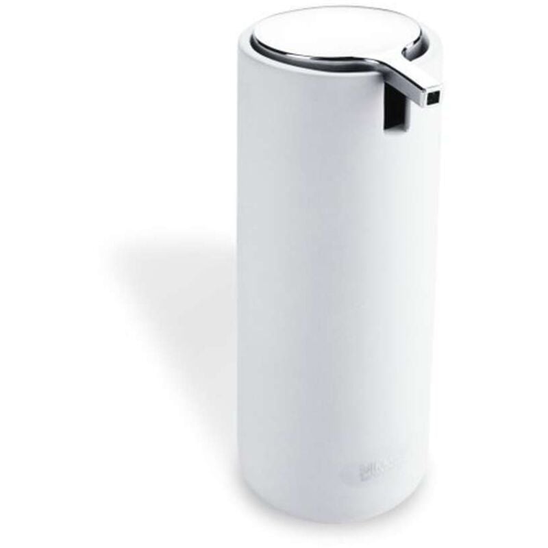 Omi - Distributeur de savon sur pied, céramique blanche/chrome om 16031-05 - Nimco