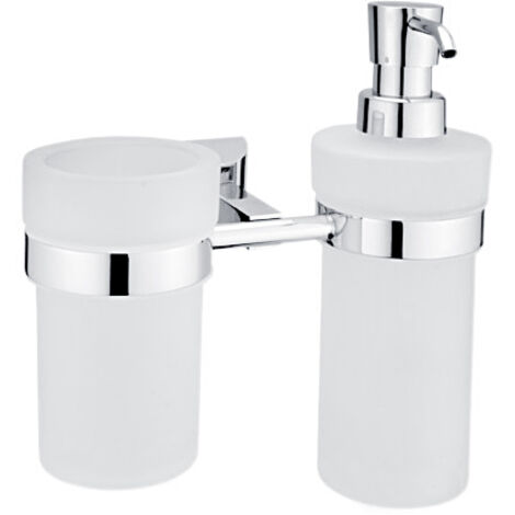 Nimco Pallas Athéna - Distributeur de savon liquide en verre, chrome PA 1205831W-26